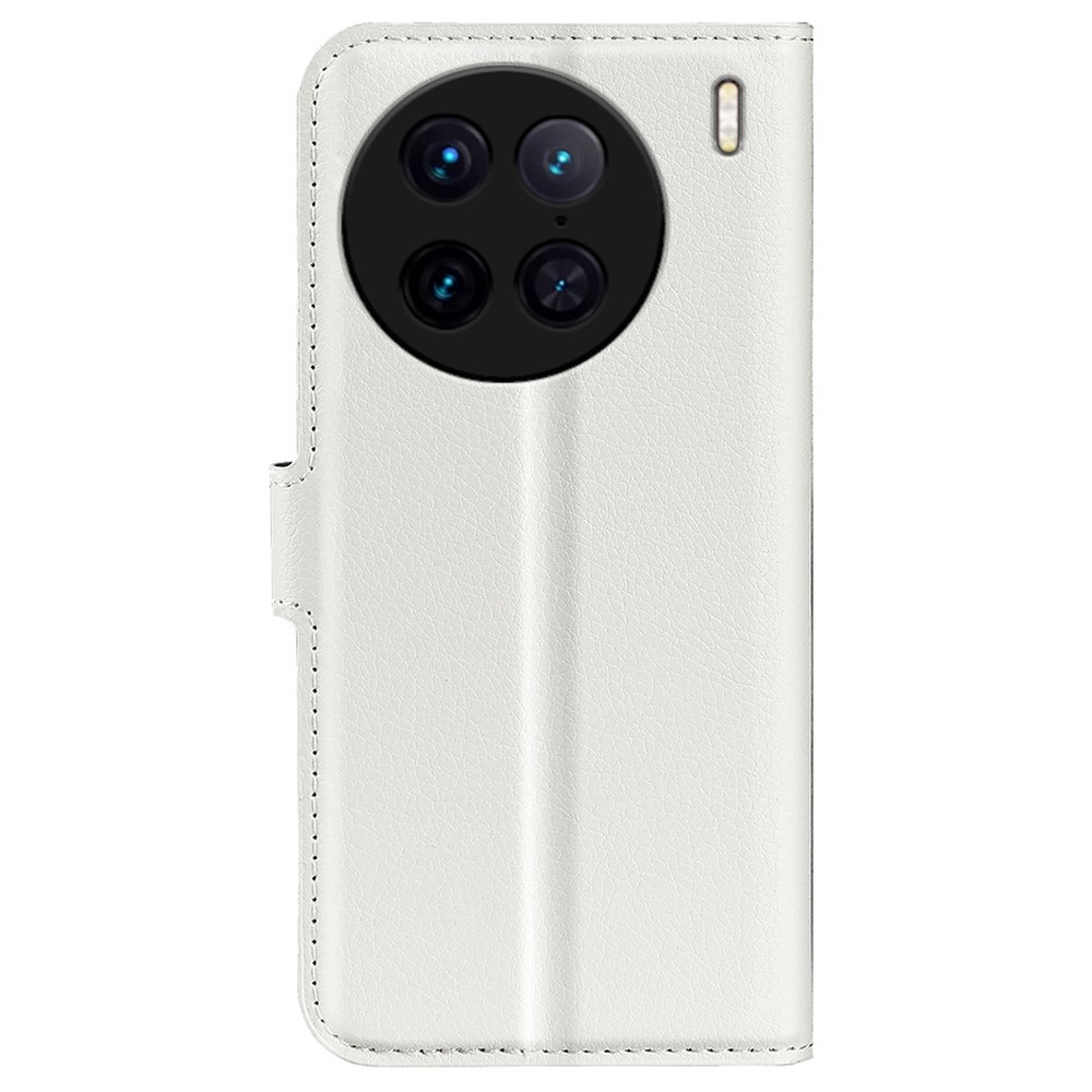 Litchi könyv tok a Vivo X90 Pro-hoz - fehér