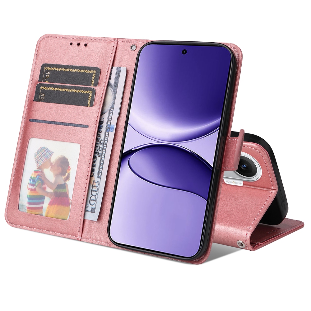 Vérrögök könyv tok a Xiaomi Poco F7 5G-hez - rózsaszínű