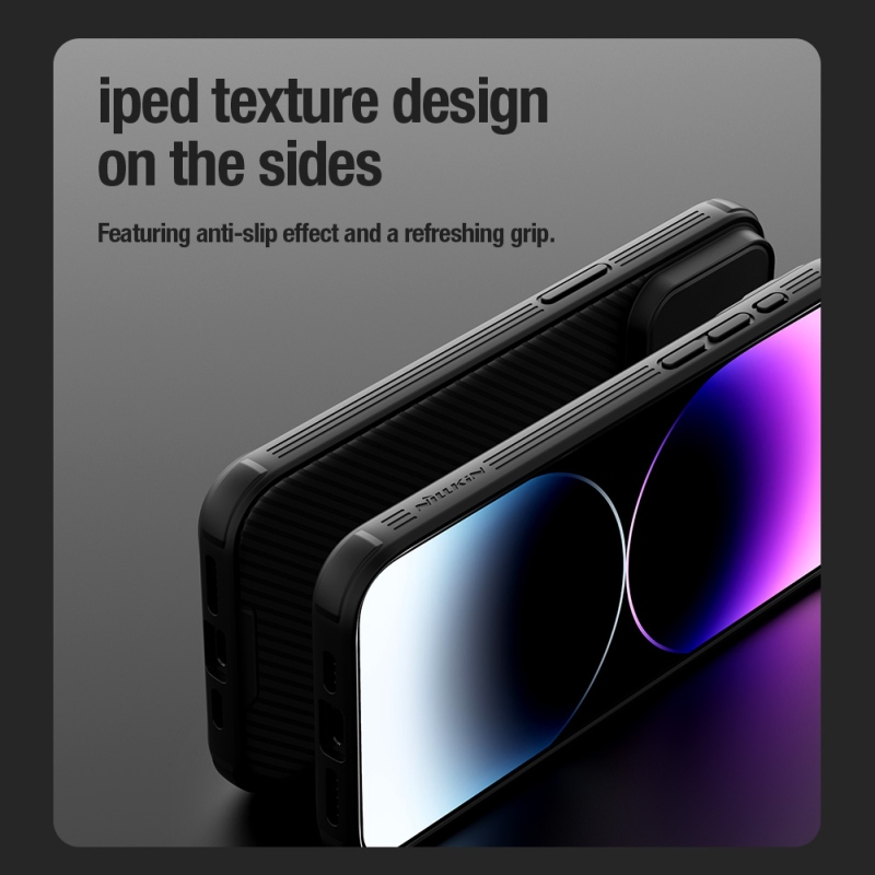 Nillkin CamShield PRO mágneses hátlap Apple iPhone 15 Pro készülékhez Fekete
