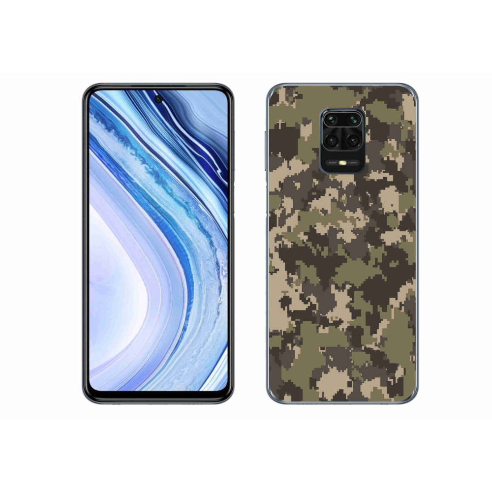 Gél borítás mmCase a Xiaomi Redmi Note 9S-hez - terepszínű minta 12
