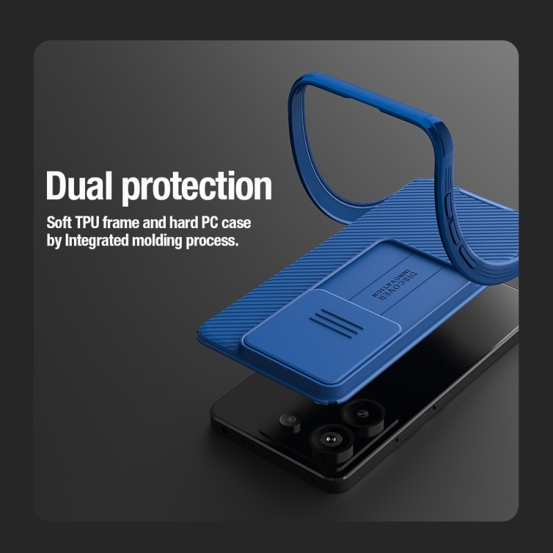 Nillkin CamShield PRO hátlap Xiaomi Redmi Note 13 Pro 5G / Poco X6 5G fekete