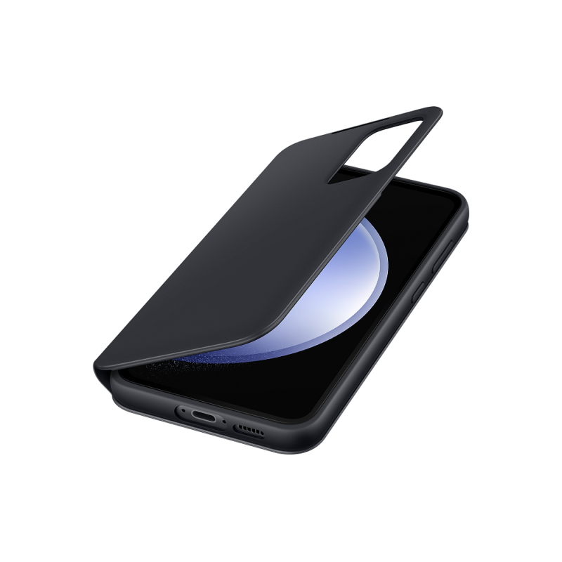 EF-ZS711CBE Samsung Smart View borító Galaxy S23 FE fekete színű készülékhez