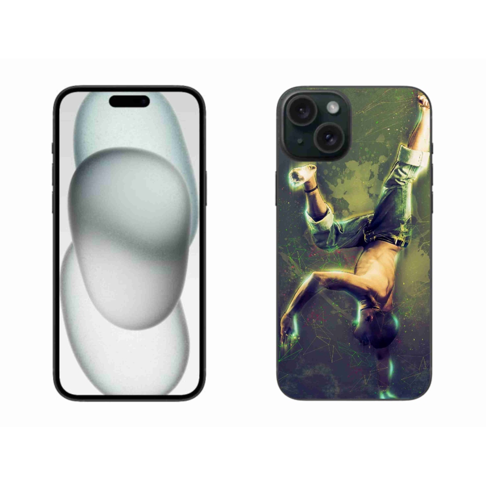 Gél borítás mmCase iPhone 15 Plus készülékhez - breakdance