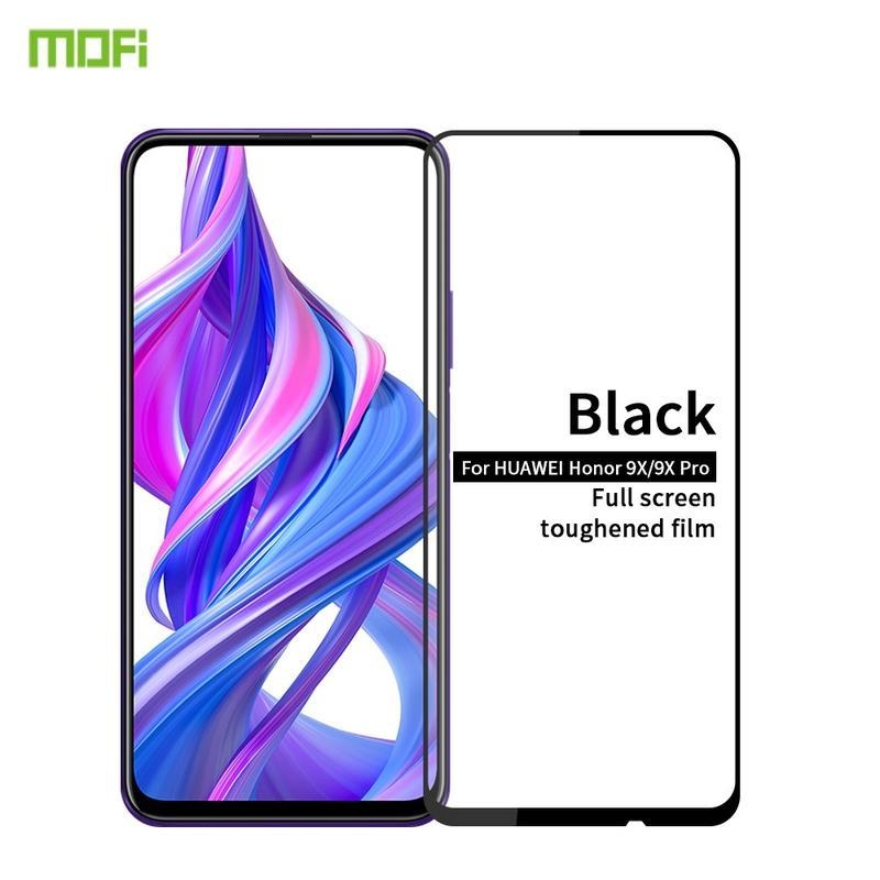Mofi teljes képernyő edzett üveg Huawei P Smart Pro (2019)/Honor 9X Pro számára