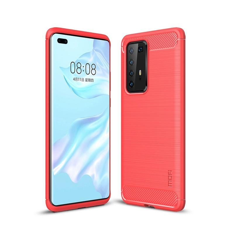 Mofi tartós zselés tok Huawei P40 Pro készülékhez - piros