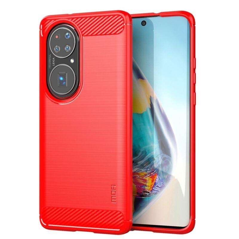 Mofi tartós zselés tok Huawei P50 Pro készülékhez - piros