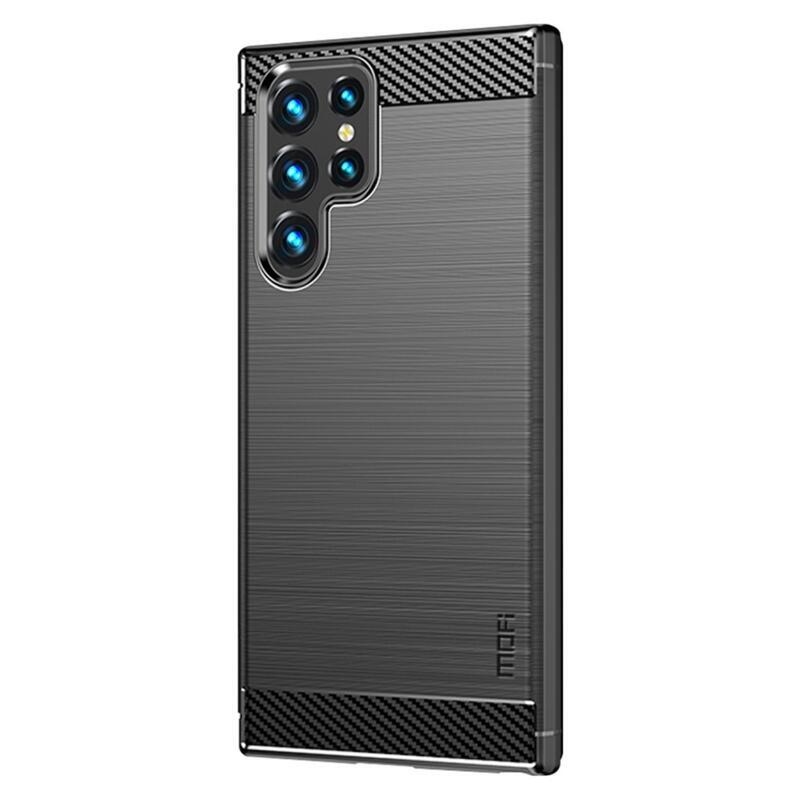 Mofi tartós zselés tok Samsung Galaxy S22 Ultra 5G készülékhez - fekete