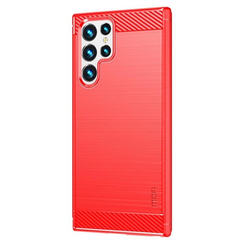Mofi tartós zselés tok Samsung Galaxy S22 Ultra 5G - piros