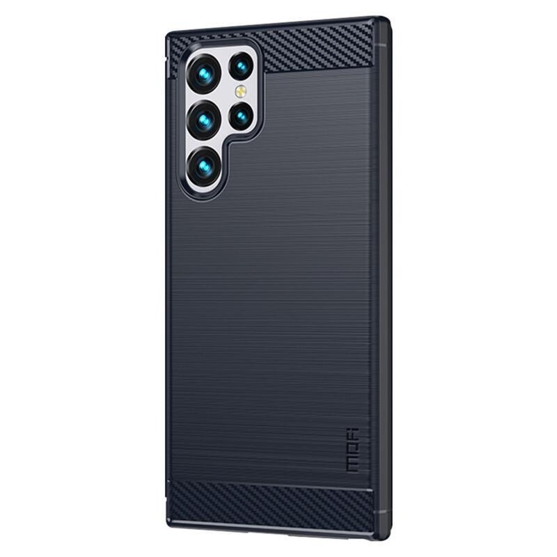 Mofi tartós zselés tok Samsung Galaxy S22 Ultra 5G - sötétkék