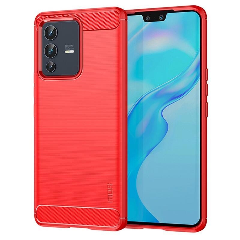 Mofi tartós zselés tok a Vivo V23 5G készülékhez - piros