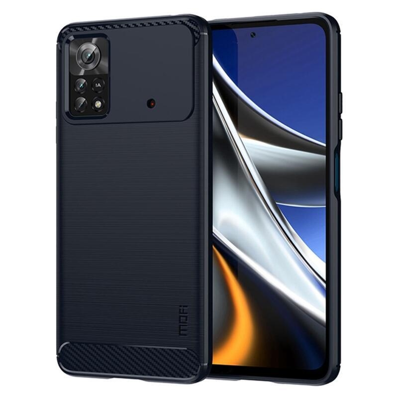 Mofi tartós zselés tok Xiaomi Poco X4 Pro 5G - sötétkék