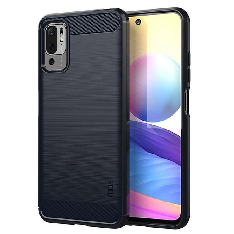 Mofi tartós zselés tok Xiaomi Redmi Note 10 5G/Poco M3 Pro 4G/5G - kék