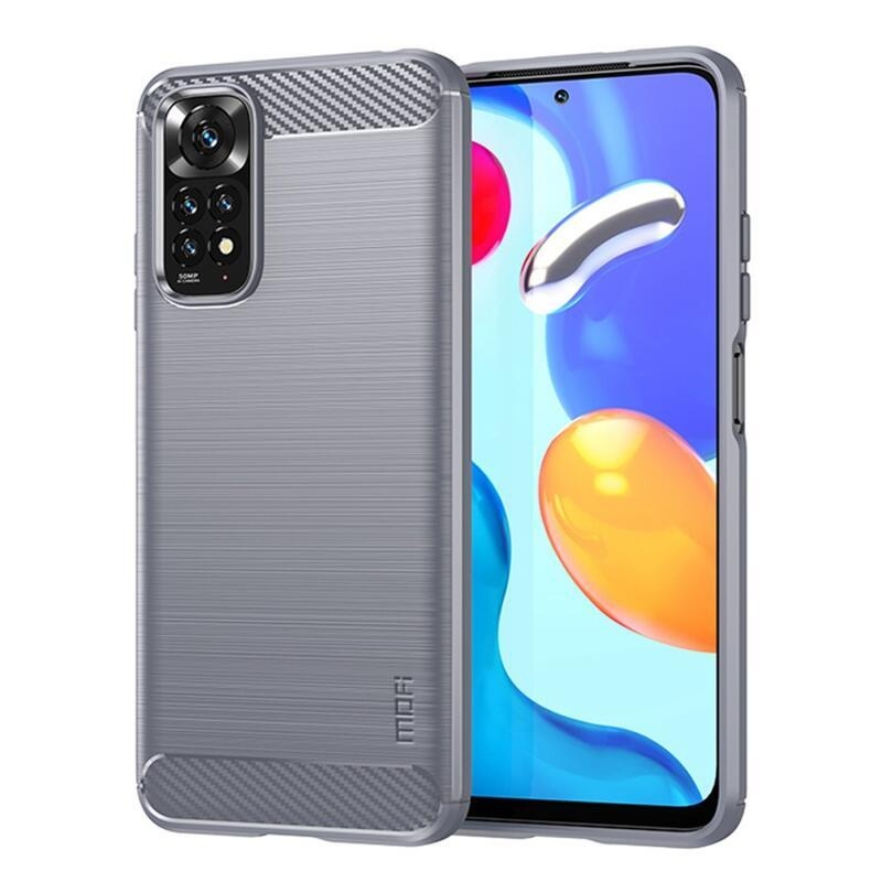 Mofi tartós zselés tok Xiaomi Redmi Note 11 4G/Note 11S 4G - szürke