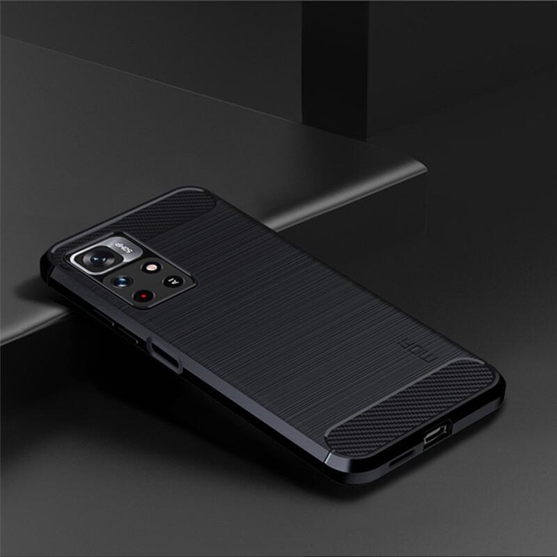 Mofi tartós zselés tok Xiaomi Redmi Note 11 Pro 4G/5G - sötétkék színben