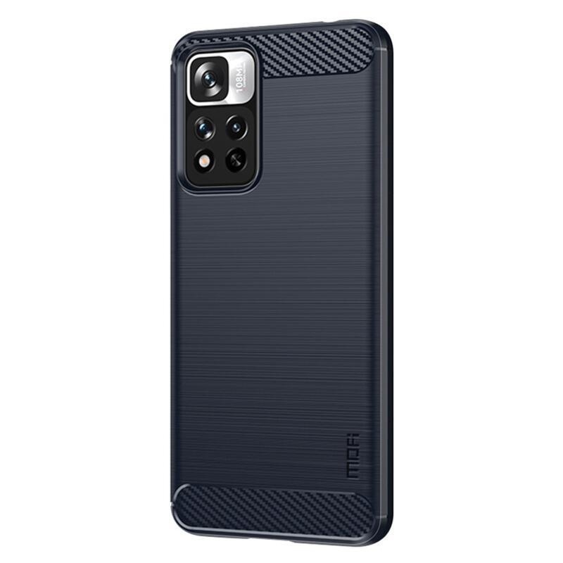 Mofi tartós zselés tok Xiaomi Redmi Note 11 Pro 4G/5G - sötétkék színben