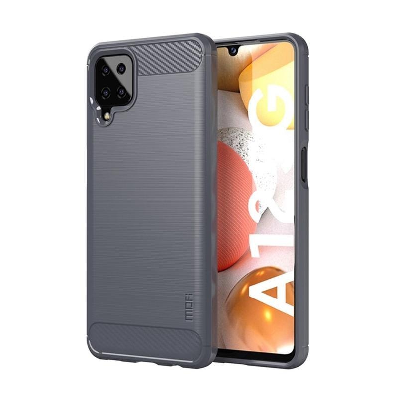 Mofi tartós zselés tok Samsung Galaxy A12/M12 készülékhez - szürke