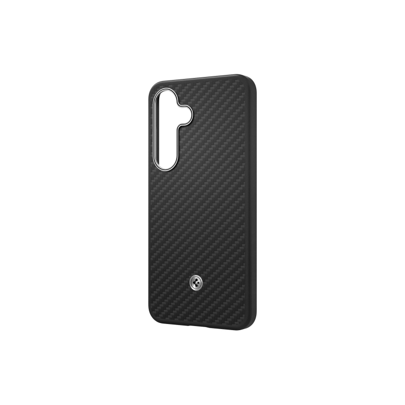 GP-FPS931PGA Samsung by Spigen Enzo Aramid mágneses borító Galaxy S25 Fekete ezüst
