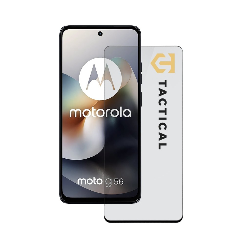 Tactical Glass Shield 5D üveg a Motorola G56-hoz Fekete