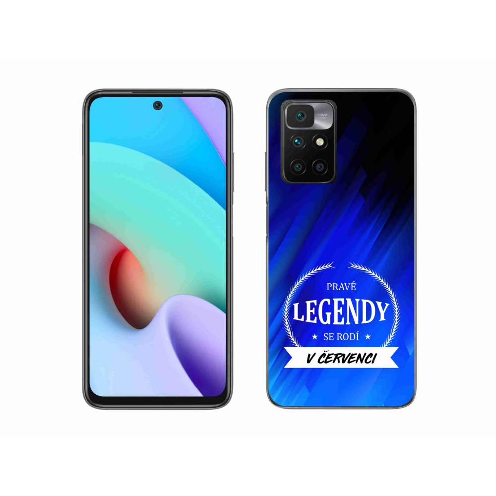 Gél borítás mmCase a Xiaomi Redmi 10/Redmi 10 (2022) - Legends in July kék háttérrel