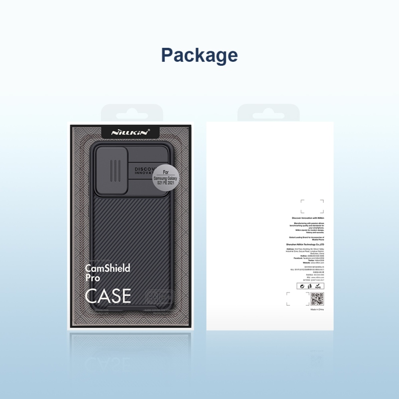 Nillkin CamShield PRO hátlap Samsung Galaxy S21 FE 5G fekete