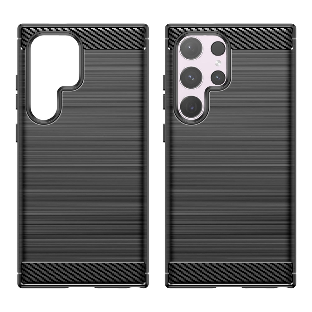 Szénálló zselés tok Samsung Galaxy S24 Ultra készülékhez - fekete