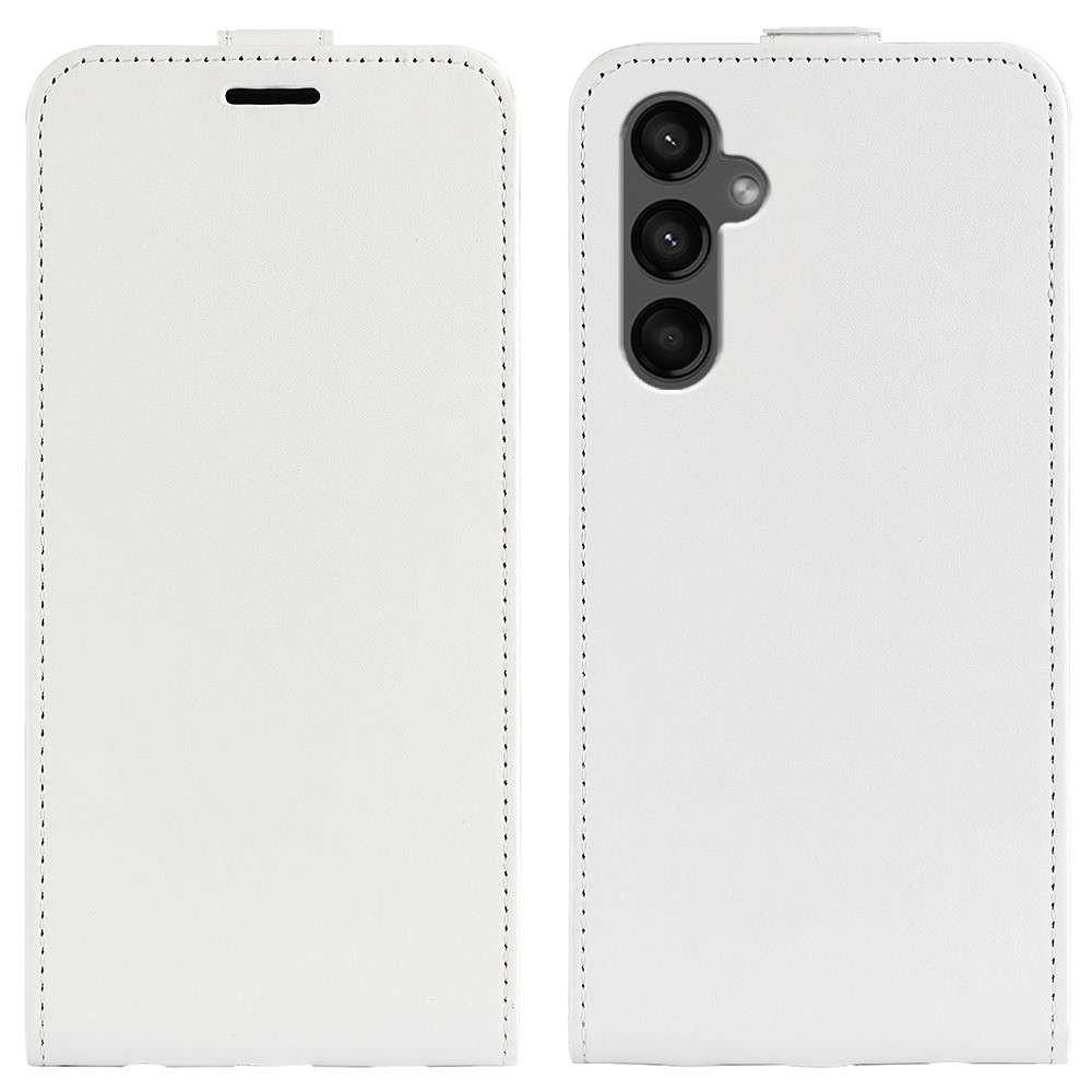 Függőleges könyvtáska Samsung Galaxy A15 4G/5G készülékhez - fehér