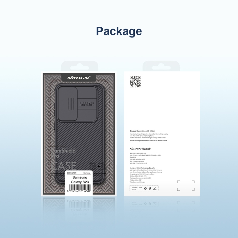 Nillkin CamShield PRO hátlap Samsung Galaxy S23 fekete