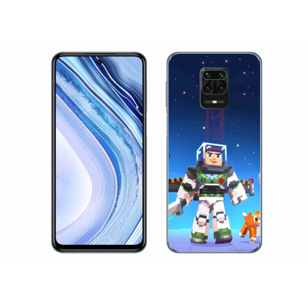 Gél borítás mmCase a Xiaomi Redmi Note 9 Pro számára - minecraft 2
