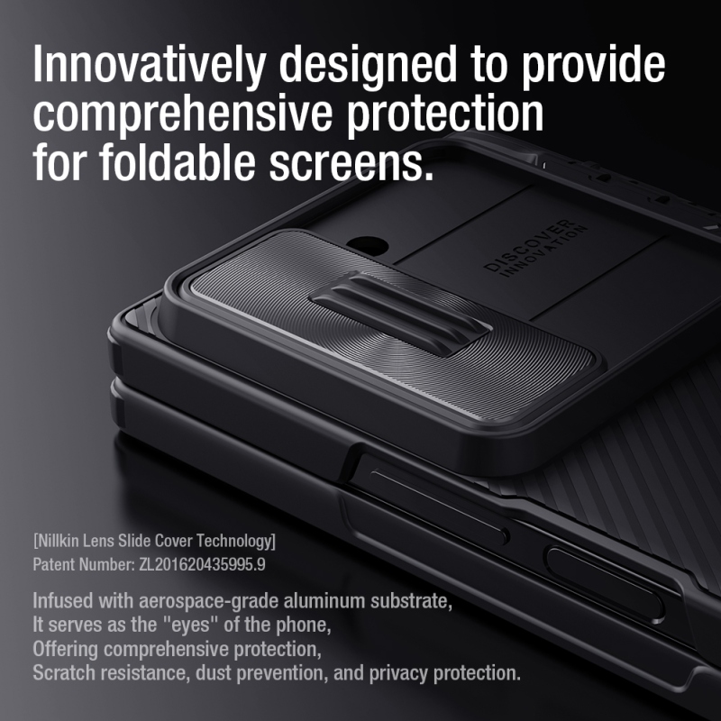Nillkin CamShield FOLD Slot+Stand Back Cover for Samsung Galaxy Z Fold 6 Fekete fekete