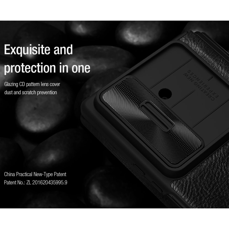 Nillkin Qin Book PRO tolltartó tok Samsung Galaxy Z Fold 7 barna barna