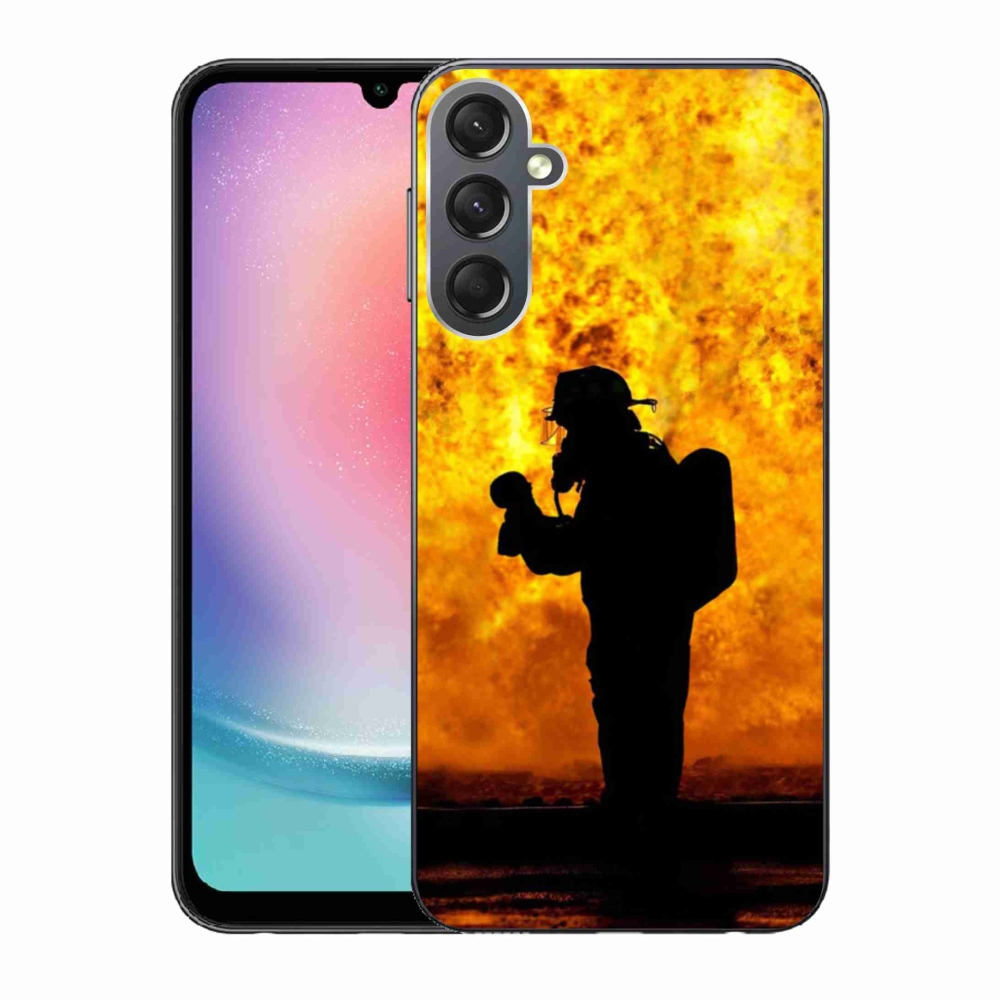 Gél borítás mmCase Samsung Galaxy A24 készülékhez - tűzoltó