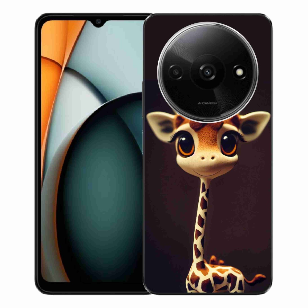 Gél borítás mmCase a Xiaomi Redmi A3-hoz - kis zsiráf
