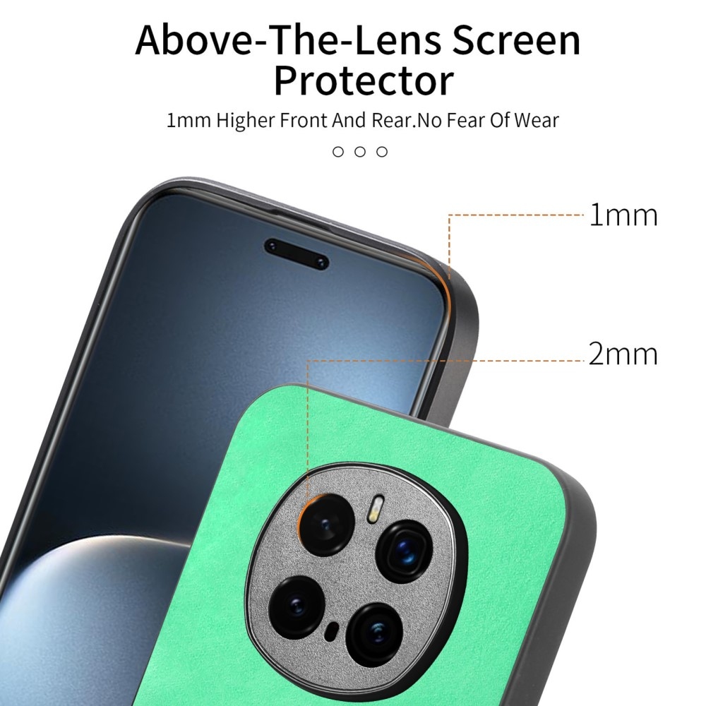 Skiny zselés tok műbőrrel és MagSafe támogatással a Honor Magic 7 Pro 5G készülékhez - zöld színű