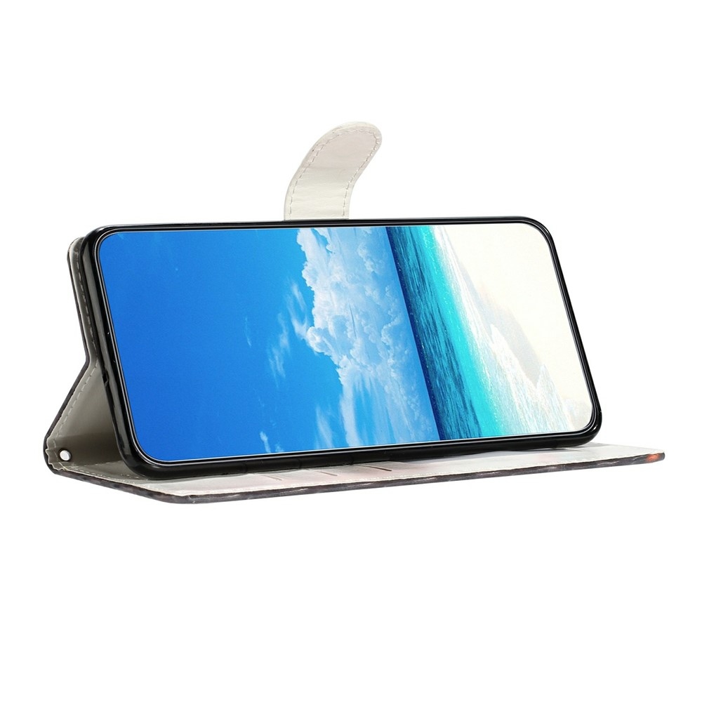 Egyedi könyvtáska Samsung Galaxy S25 FE készülékhez - kék márvány