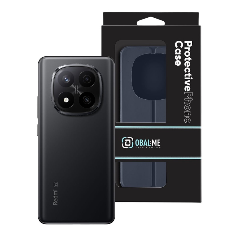 Csomag:ME SmoothTouch tok Xiaomi Redmi Note 14 Pro+ 5G sötétkékhez