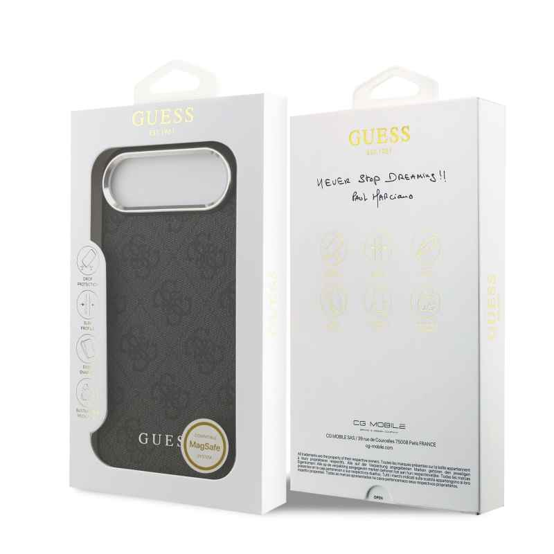 Guess 4G MagSafe hátlap iPhone Air készülékhez Fekete