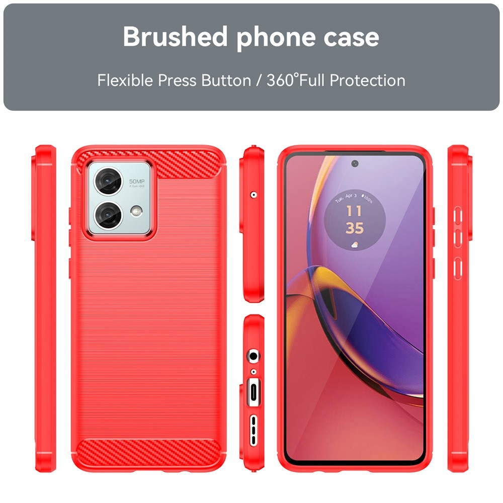 Szénálló zselés tok Motorola Moto G84 5G - piros