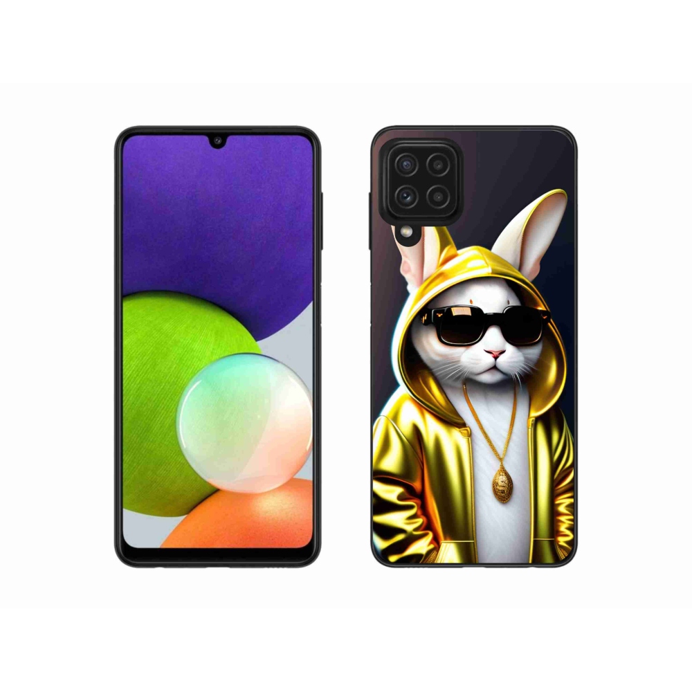 Gél borítás mmCase Samsung Galaxy A22 4G - macskafőnök számára