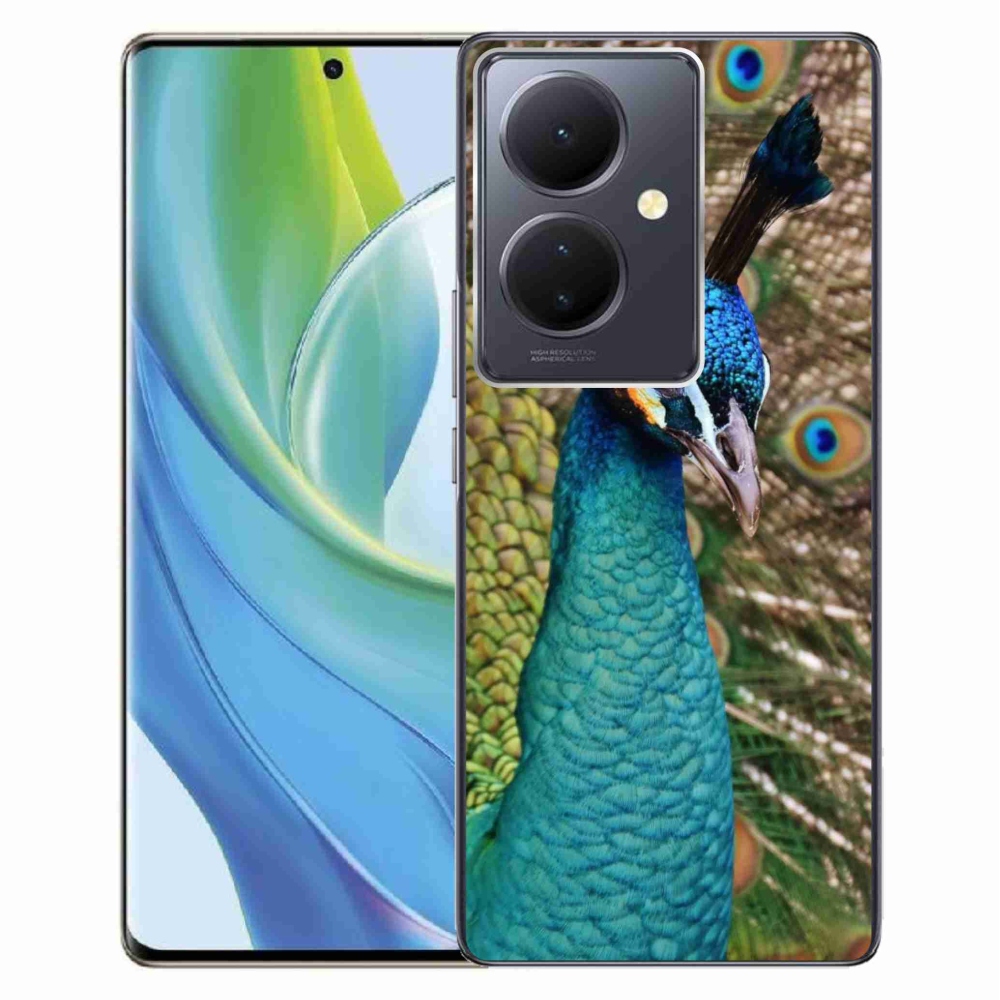Gél védőburkolat mmCase a Vivo V29 Lite 5G készülékhez - páva