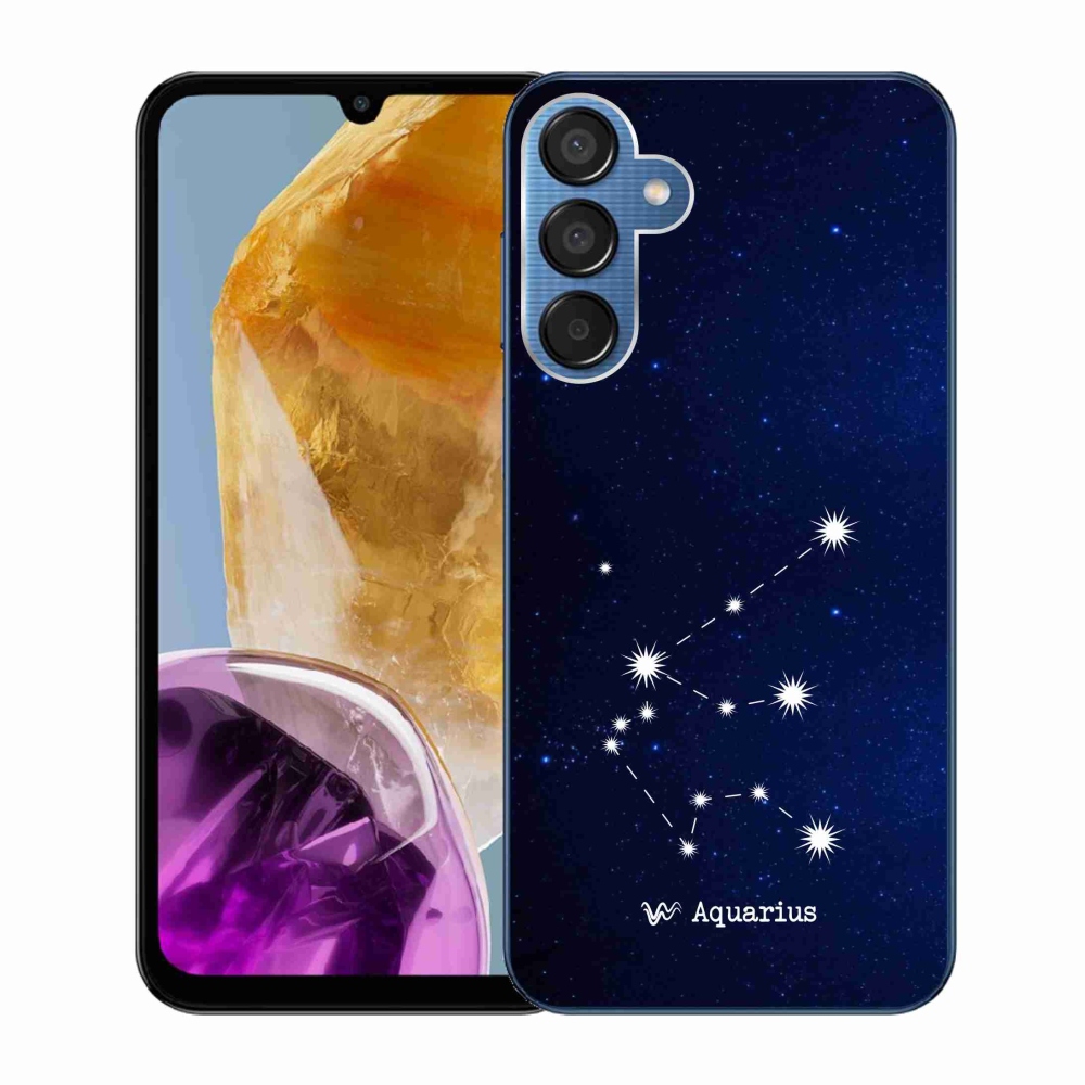Zselés borítás mmCase Samsung Galaxy M15 5G - Vízöntőhöz