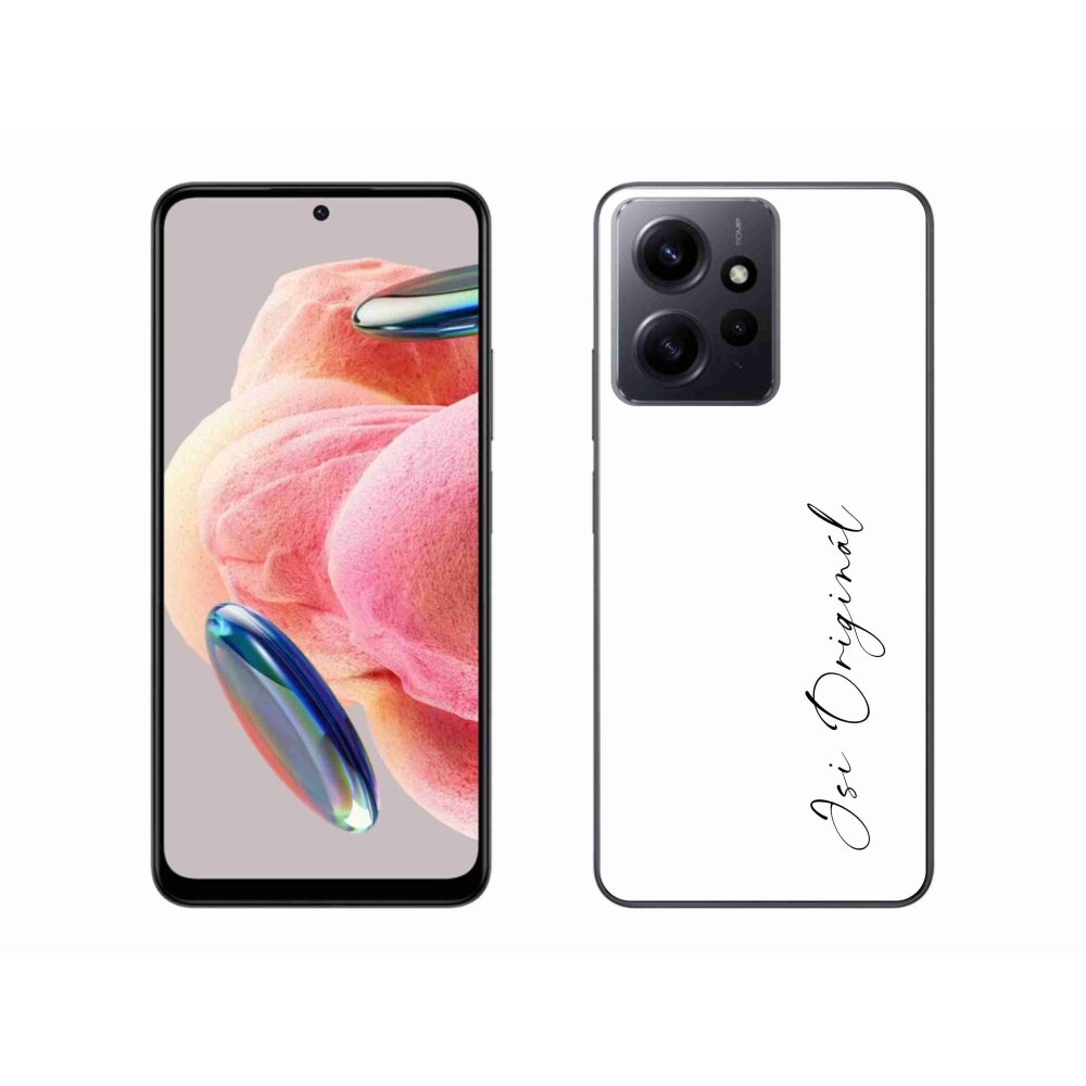 Gél borító mmCase a Xiaomi Redmi Note 12 4G - te vagy az eredeti fehér háttérrel