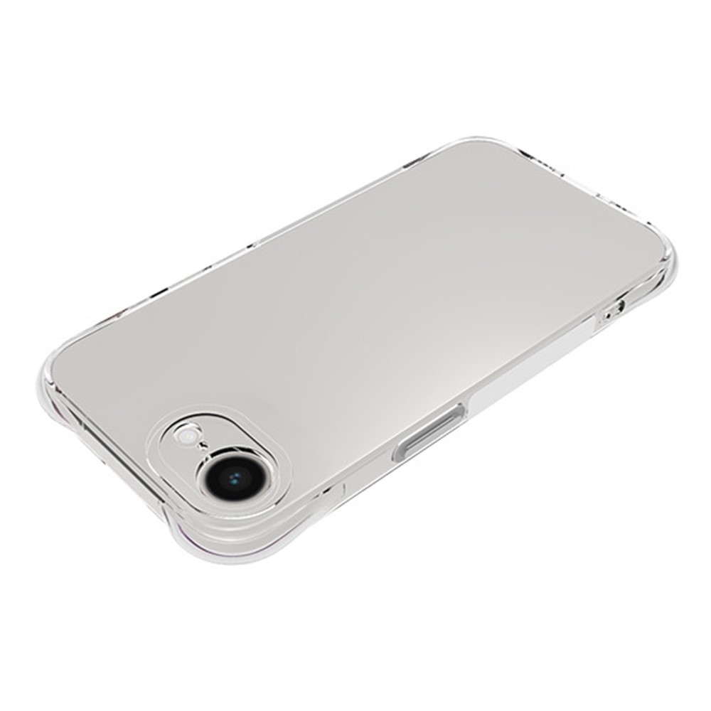 Átlátszó zselés tok iPhone 16e készülékhez - átlátszó