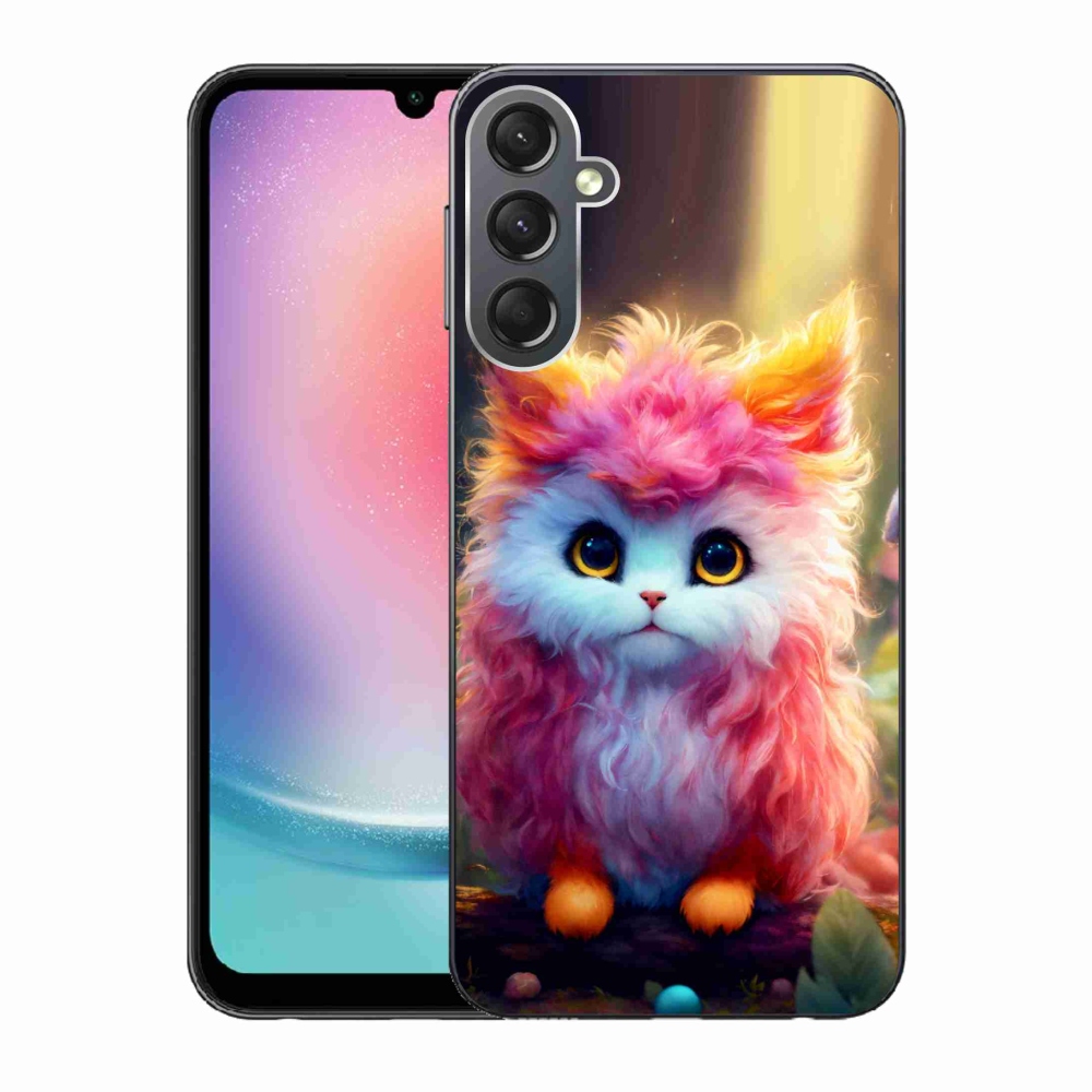 Gél borítás mmCase Samsung Galaxy A24 készülékhez - aranyos cica 5