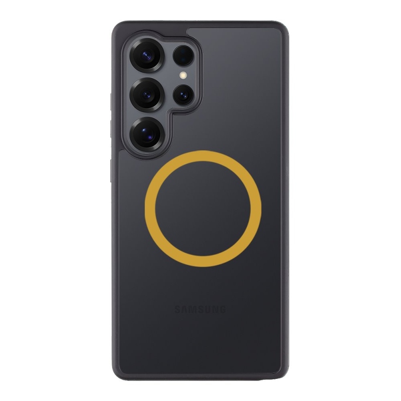 Taktikai MagForce Hyperstealth 2.0 borító a Samsung Galaxy S25 Ultra fekete/sárga számára