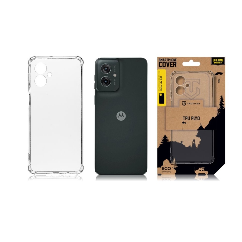 Taktikai TPU Plyo borító a Motorola G55 átlátszó számára