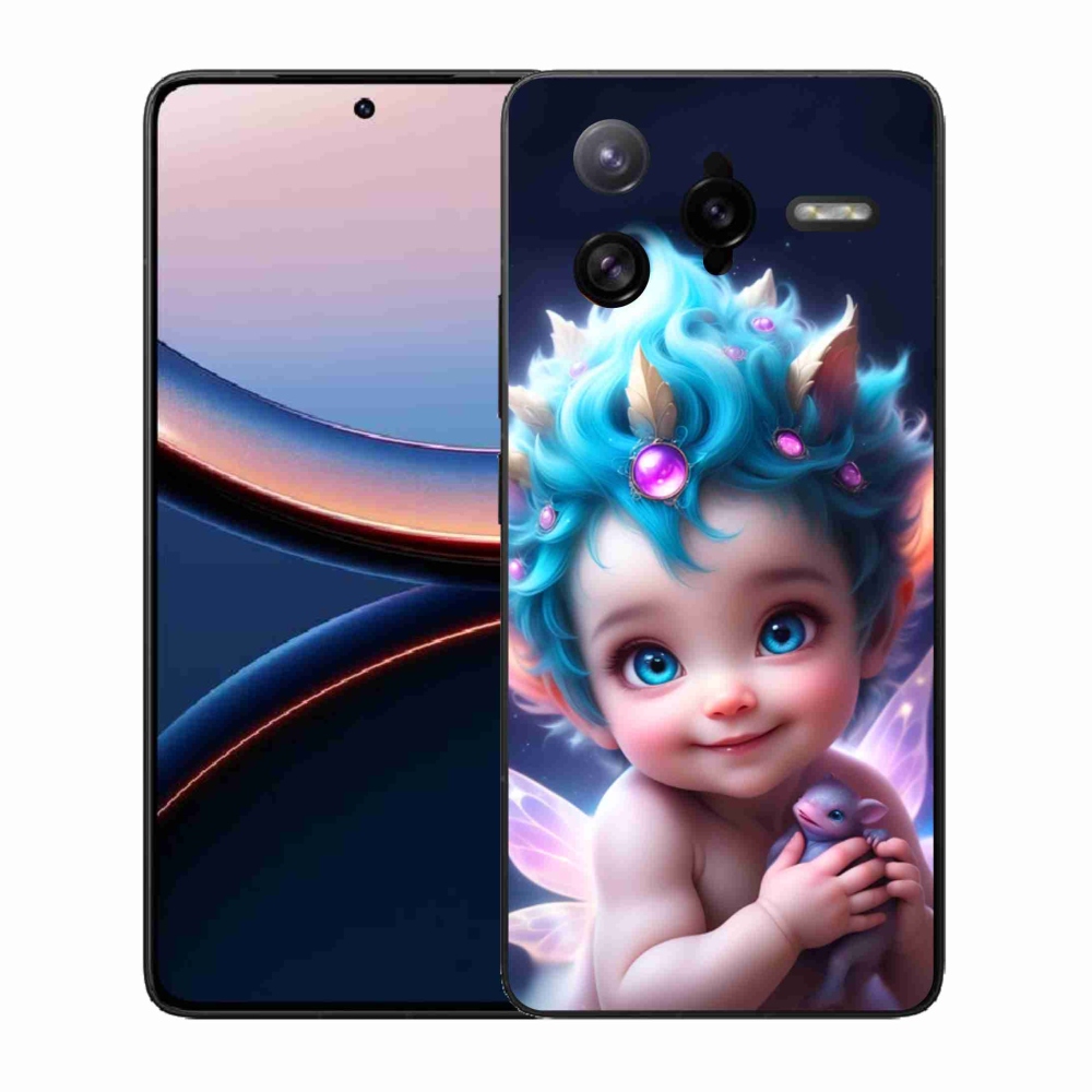 Gél borítás mmCase a Xiaomi Poco F7 Ultra számára - baba pillangószárnyakkal
