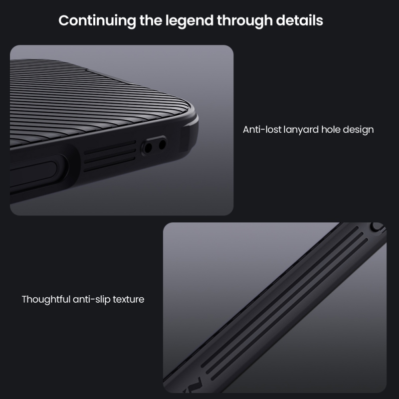 Nillkin CamShield PRO hátlap az Apple iPhone 16 Pro készülékhez Fekete