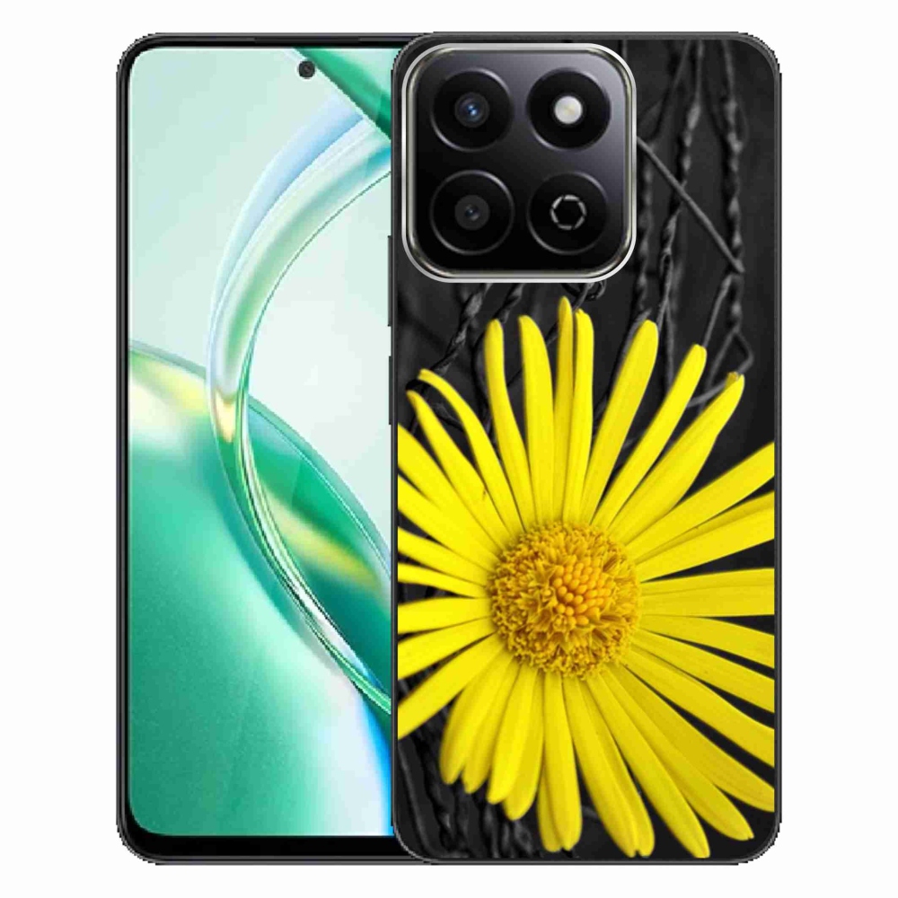 Zselés borító mmCase a Honor 200 Smart 5G készülékhez - sárga virág