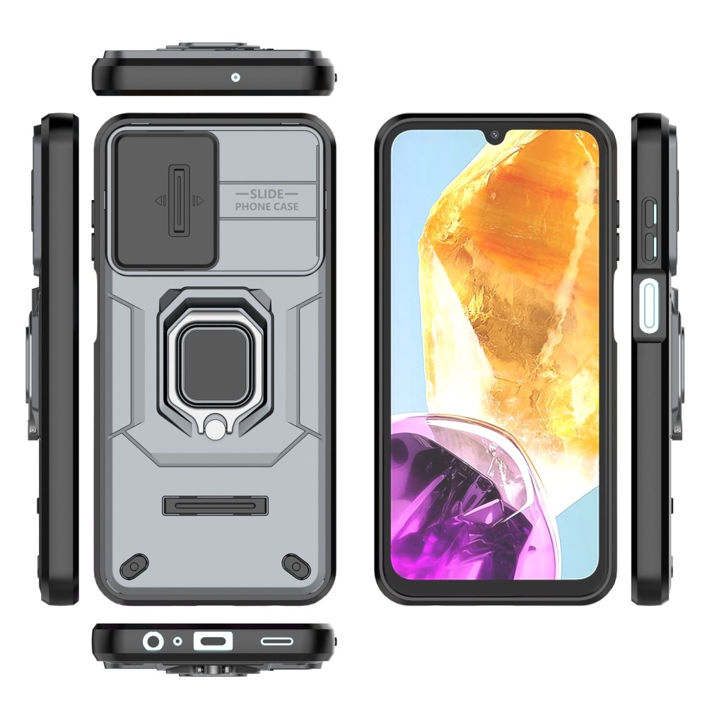 Lencseálló hibrid borítás Samsung Galaxy M15 5G készülékhez - szürke
