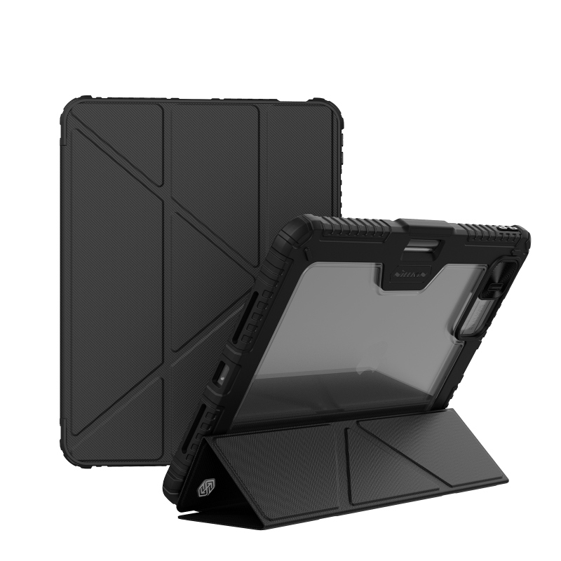 Nillkin Bumper PRO védőállvány tok többszögű iPad Pro 13 2024 Fekete